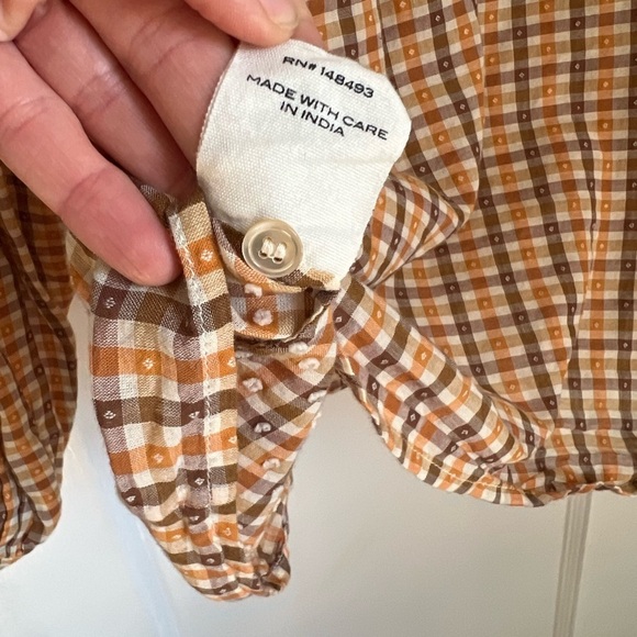 Doen Scarlet Blouse in Plaid - Picture 10 of 10